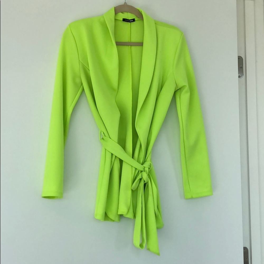 Fashion nova neon blazer